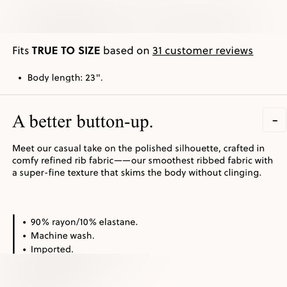 NWT J CREW Long-sleeve button-up top in refined rib in black - Picture 6 of 7